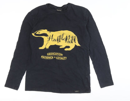 The Harry Potter Shop Men’s Black S Animal Long Sleeve T-Shirt