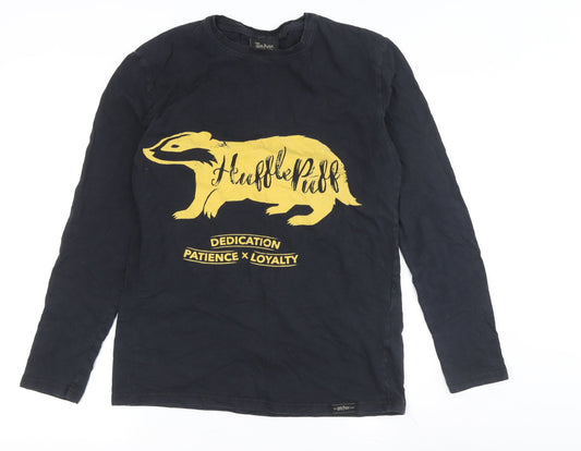 The Harry Potter Shop Men’s Black S Animal Long Sleeve T-Shirt