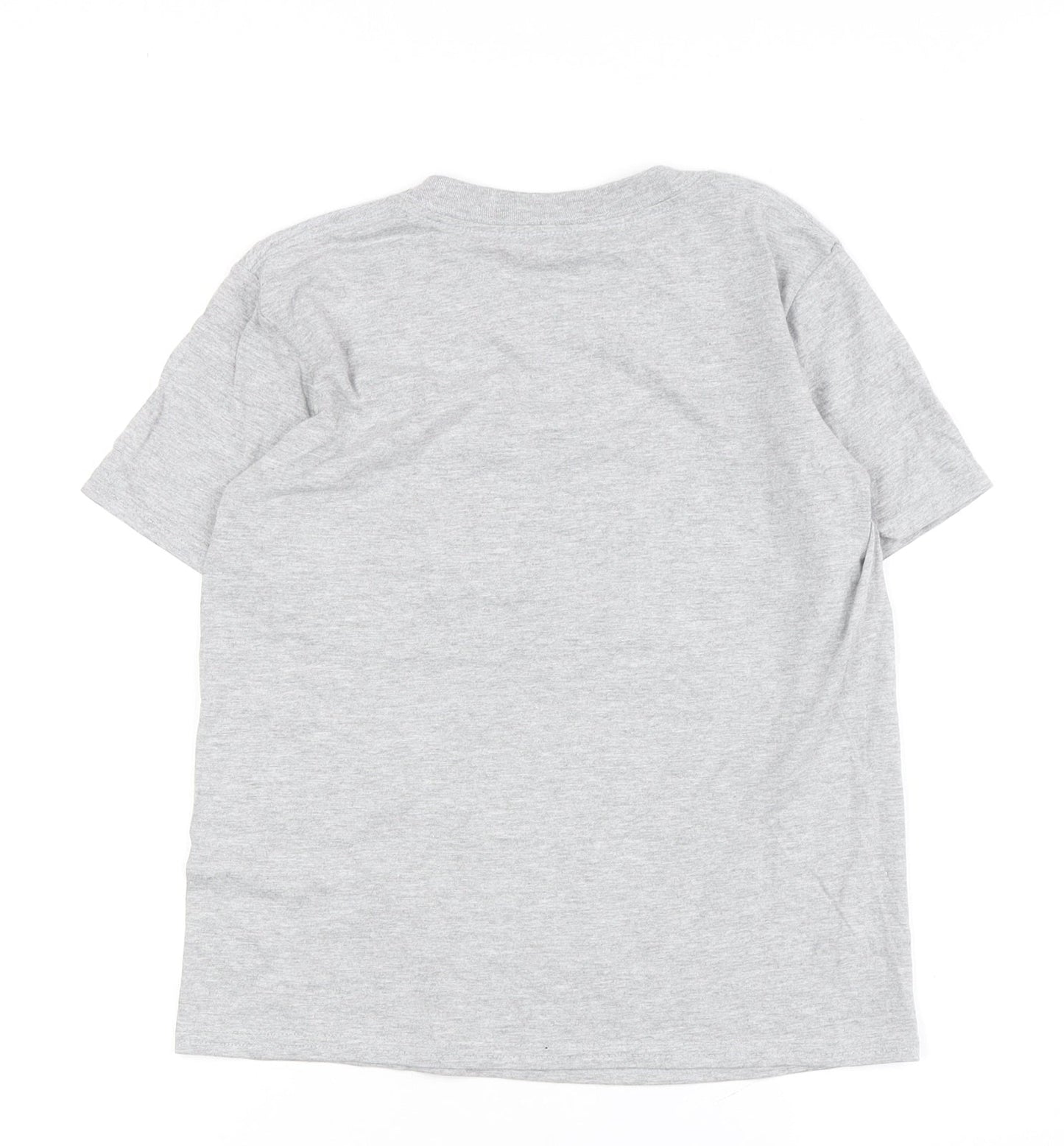 Elf Christmas Grey T-Shirt Unisex Kids 7-8 Years Regular Fit