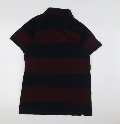 French Connection Men's Multicoloured Polo, L, Striped