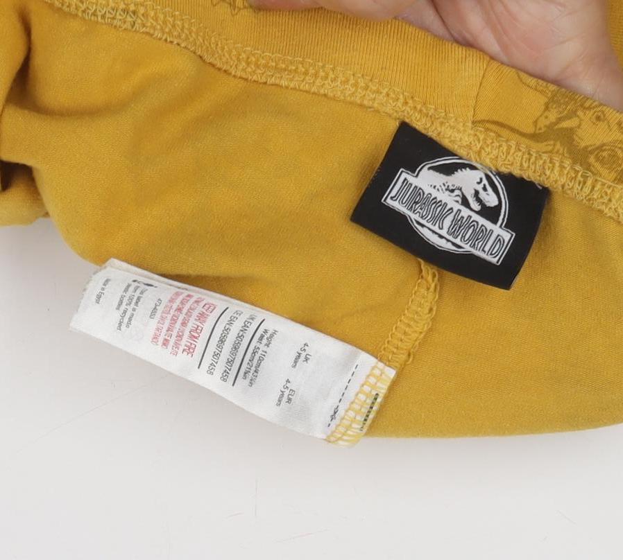 Jurassic World Boys Yellow Pyjama Pants 5-6 Years