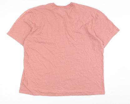 Womens UK Size 14 adidas Pink Basic T-Shirt