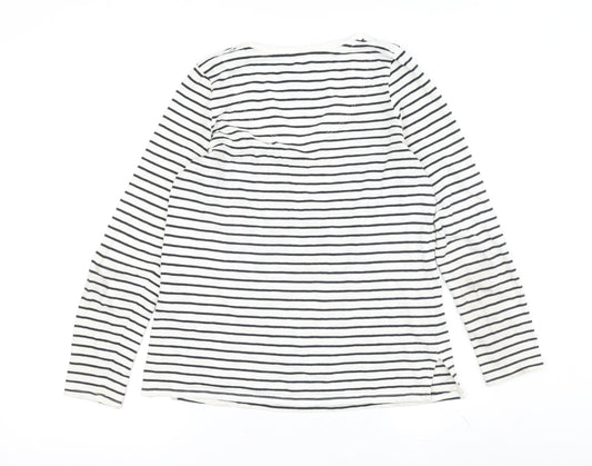 Womens UK Size 6 Joules White  T-Shirt