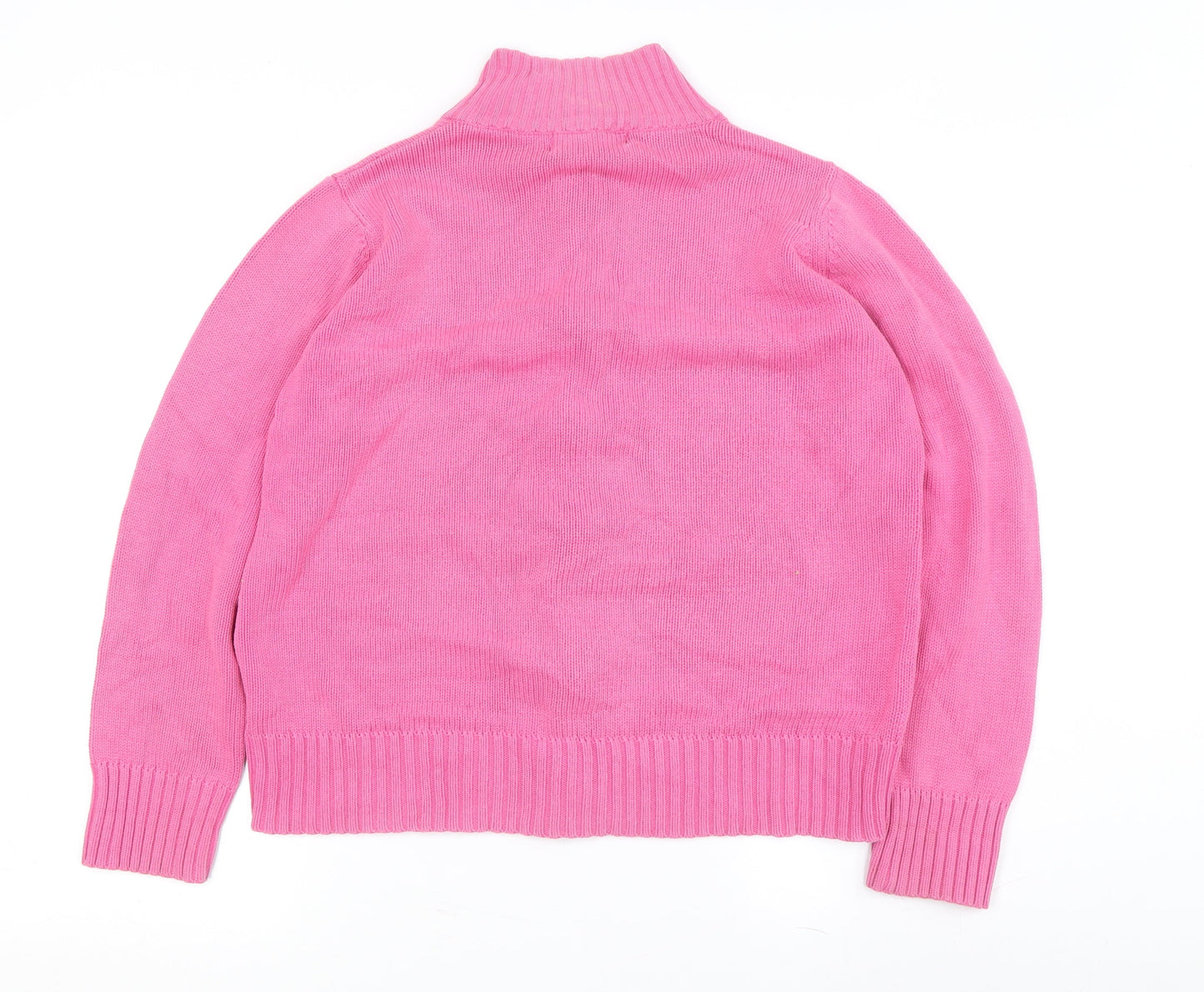 Womens UK Size L EWM Pure Classics Pink Full Zip Jumper