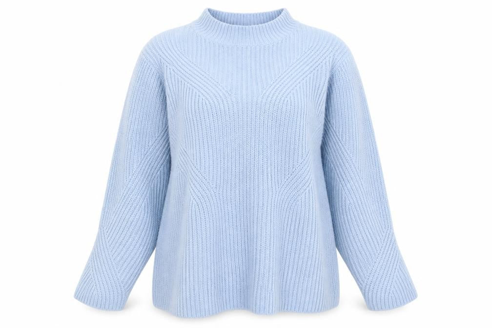 Womens UK Size L Damart Blue Pullover Jumper