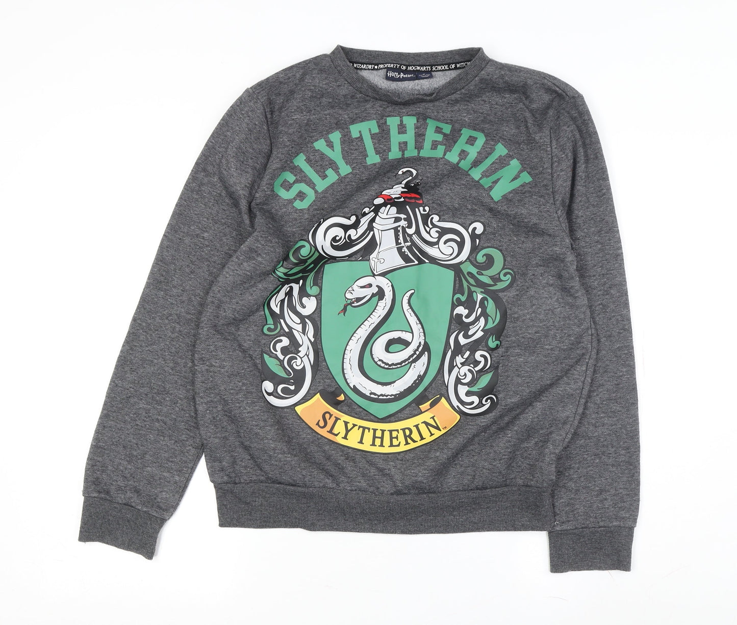 Womens UK Size M Harry Potter Grey Pullover Sweatshirt