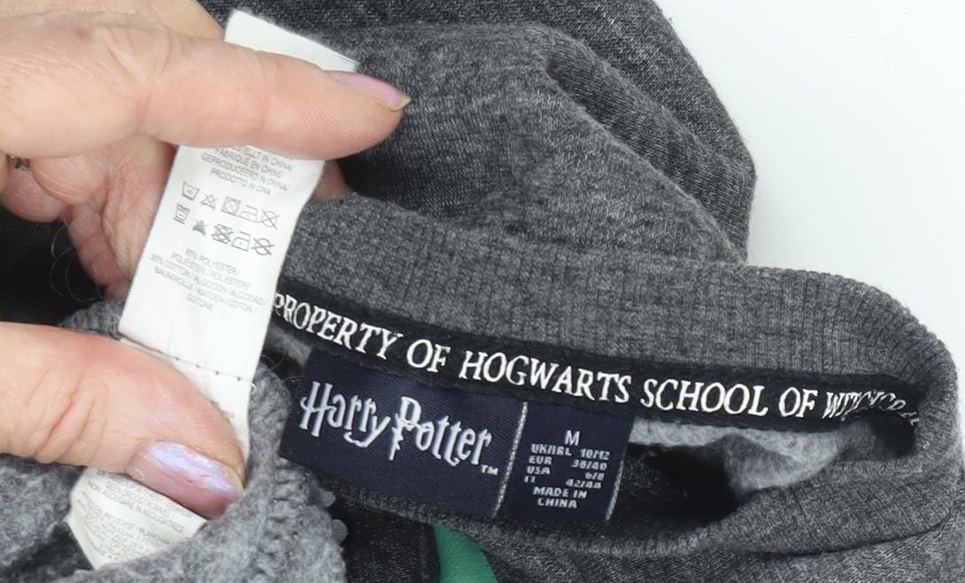 Womens UK Size M Harry Potter Grey Pullover Sweatshirt