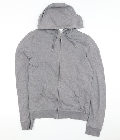 Unisex Adults UK Size S DOMYOS Grey Full Zip Hoodie