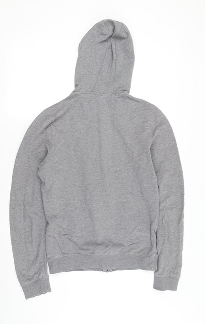 Unisex Adults UK Size S DOMYOS Grey Full Zip Hoodie