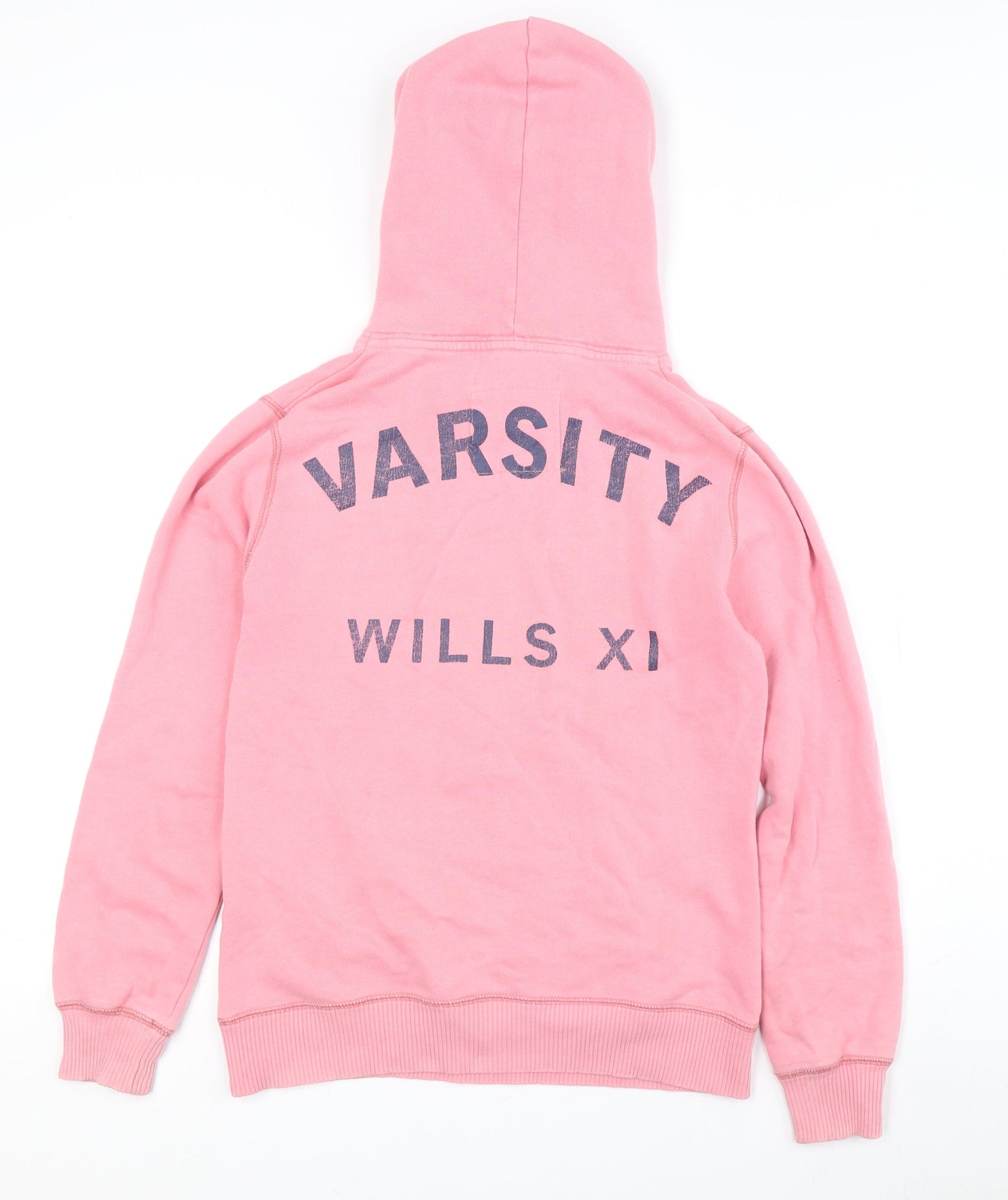 Womens UK Size M Jack Wills Pink Pullover Hoodie