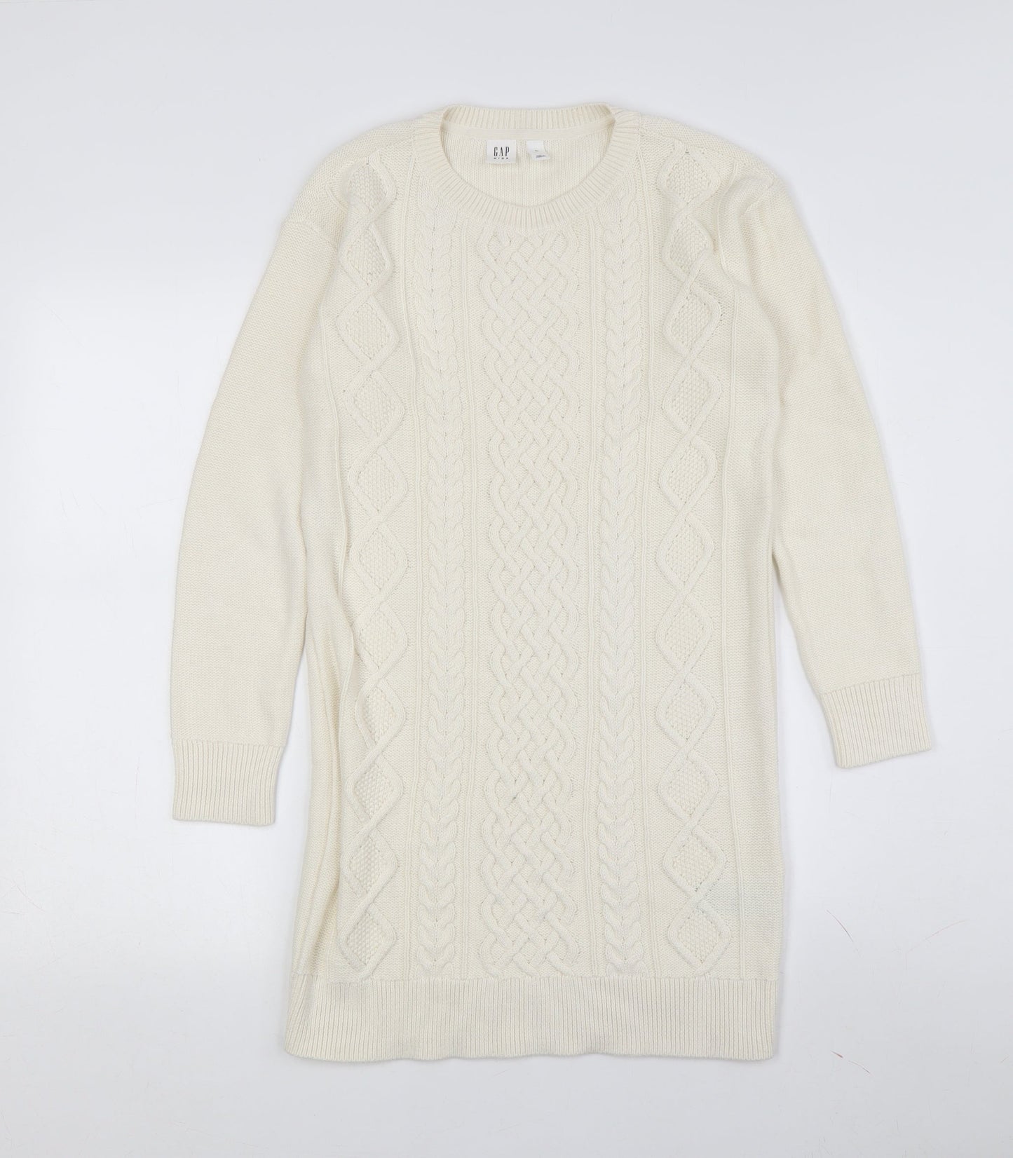 GAP Women’s Ivory Jumper Dress XL Long Sleeve