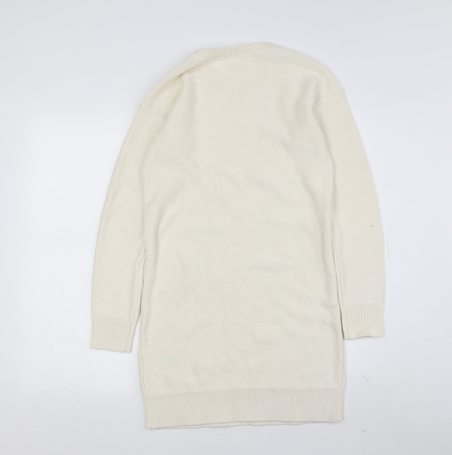 GAP Women’s Ivory Jumper Dress XL Long Sleeve