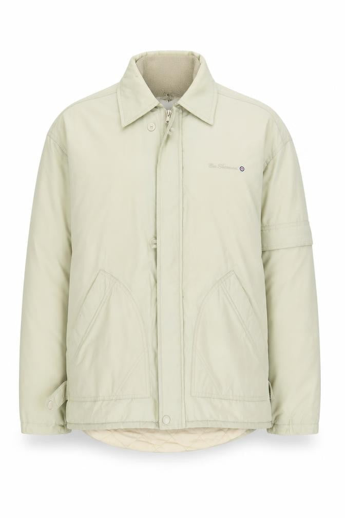 Mens UK Size M Ben Sherman Beige Parka Coat