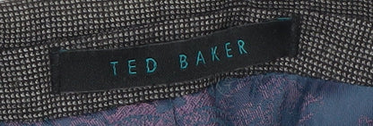 Mens UK Size 38 Ted Baker Regular Grey Suit Jacket