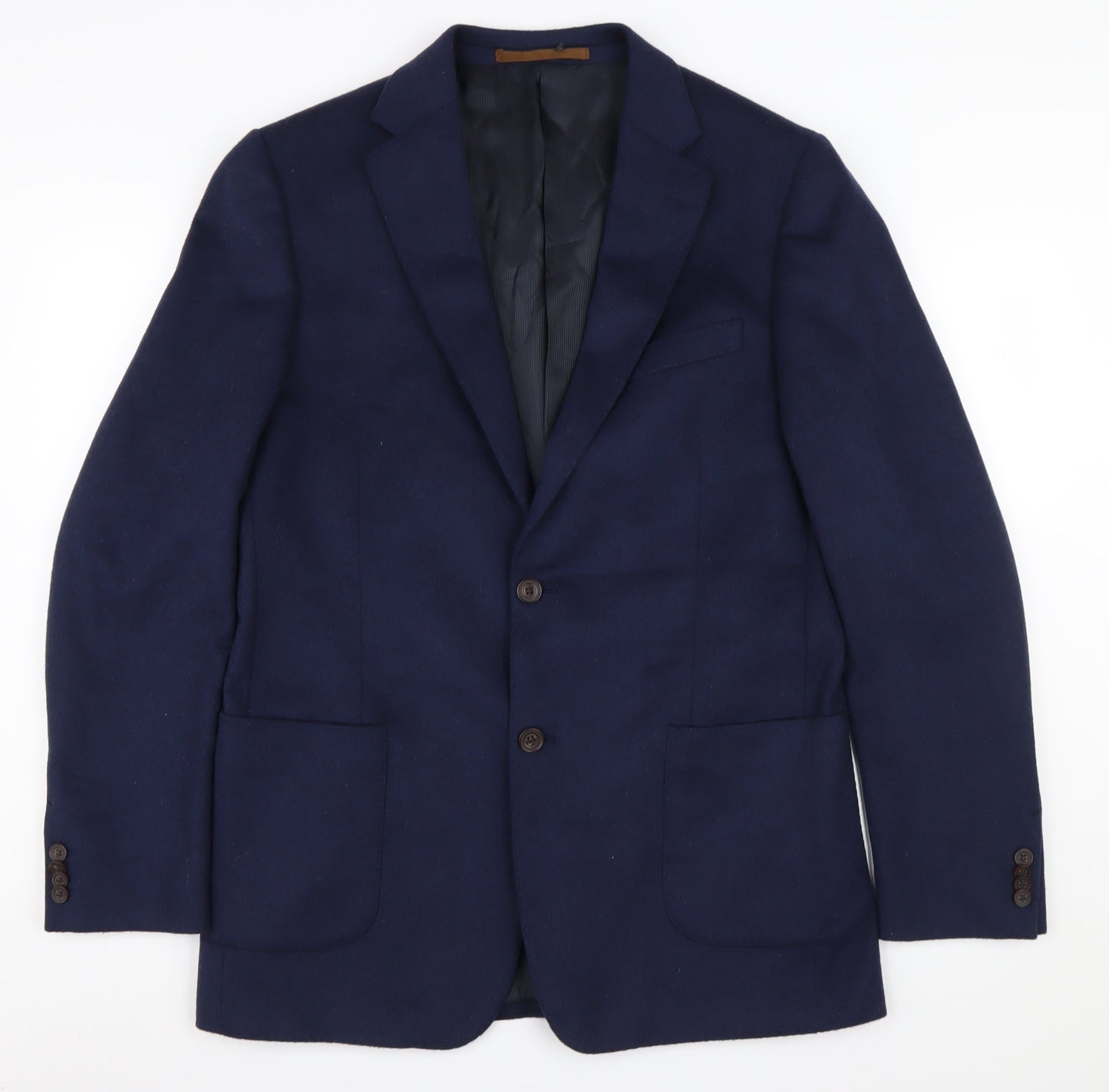 Mens UK Size 40 Marks and Spencer Regular Blue Suit Jacket