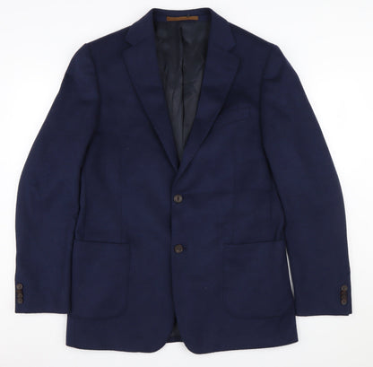 Mens UK Size 40 Marks and Spencer Regular Blue Suit Jacket