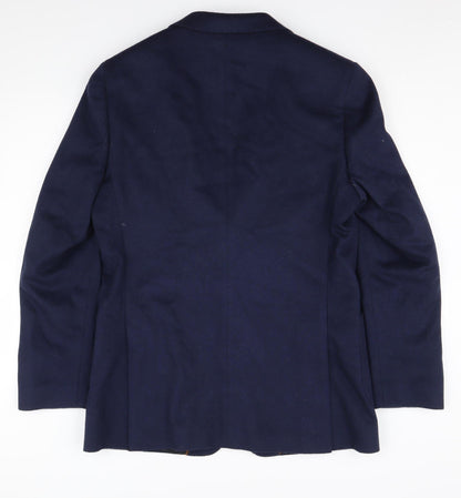 Mens UK Size 40 Marks and Spencer Regular Blue Suit Jacket