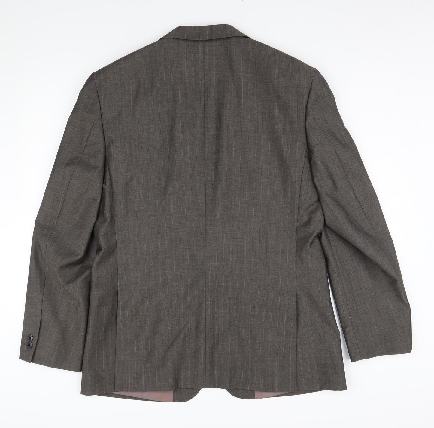 Mens UK Size 42 River Island Regular Brown Suit Jacket