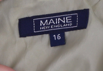 Maine New England Women's Beige Parka Jacket Size 16
