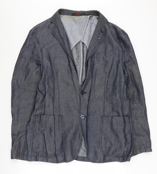 AT.P.CO Men's Blue Blazer, Size 26, Casual Spring Blazer