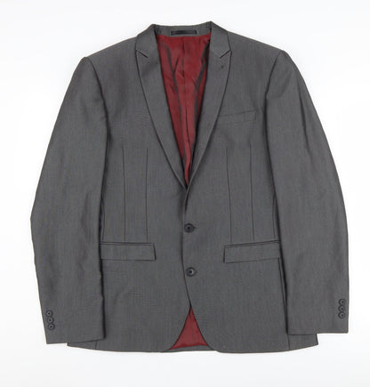 Mens UK Size 40 NEXT Regular Grey Suit Jacket