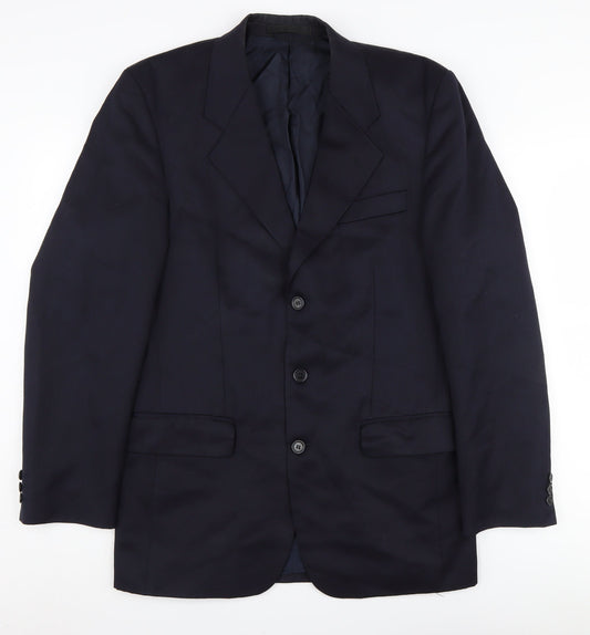 Mens UK Size 38 Centaur Regular Blue Suit Jacket