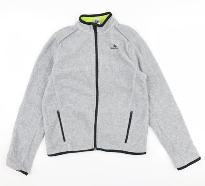 Quechua Boys Grey Fleece Jacket 11-12 Years