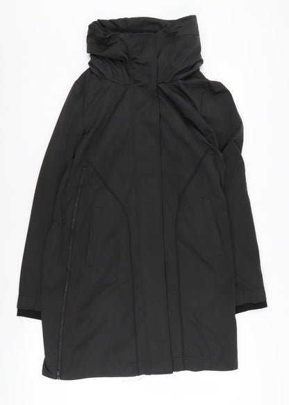 Sandwich Women's Black Long Hooded Coat Size 6
