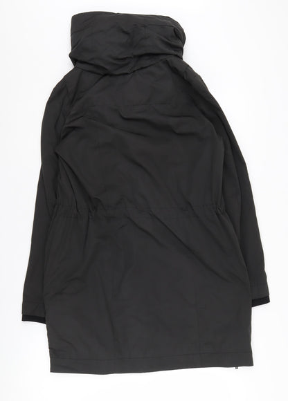 Sandwich Women's Black Long Hooded Coat Size 6