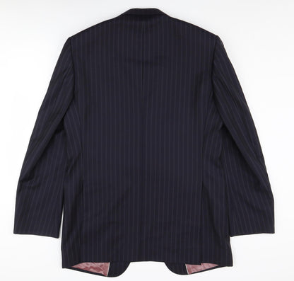 Mens UK Size 40 Marks and Spencer Regular Blue Suit Jacket