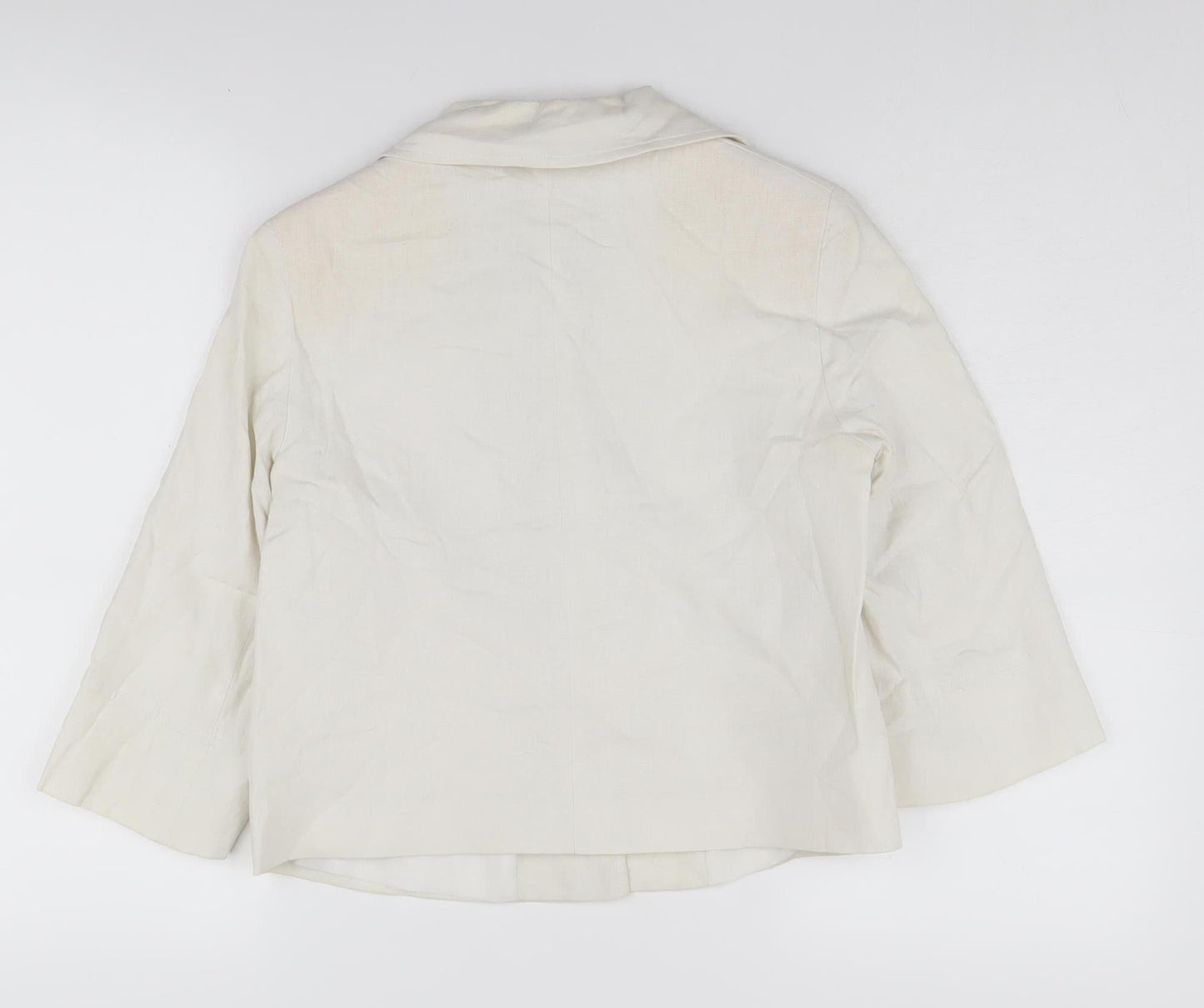 Missy In Love Women's White Blazer Size 10