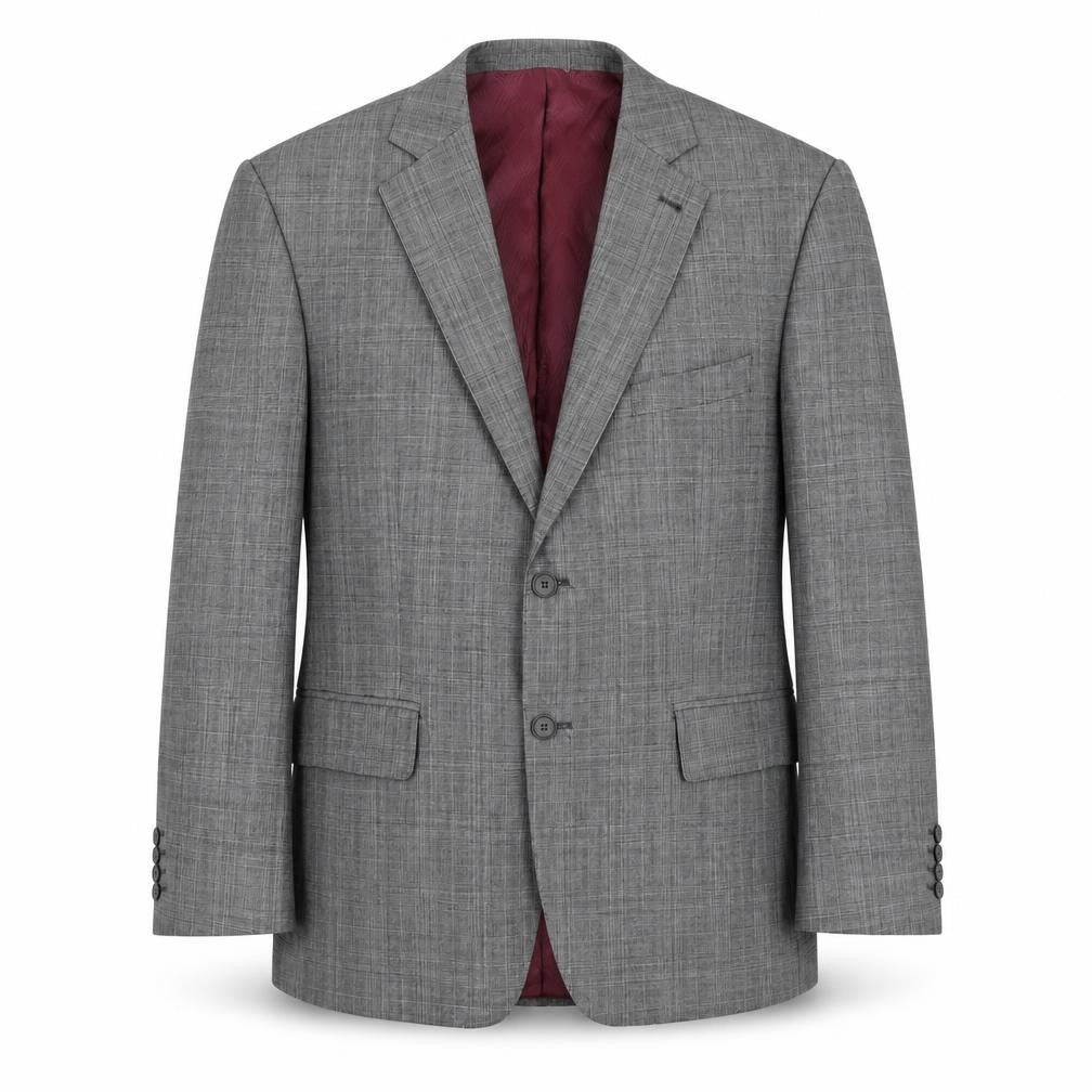 Mens UK Size 42 Jeff Banks Regular Grey Suit Jacket