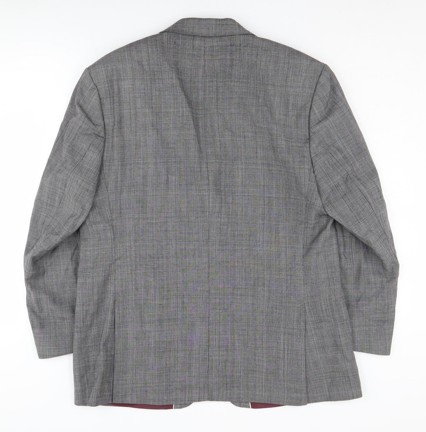Mens UK Size 42 Jeff Banks Regular Grey Suit Jacket