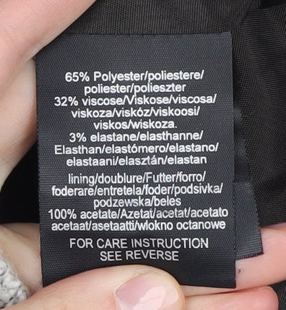 Mexx Women's Brown Blazer Size 12 Double-Breasted