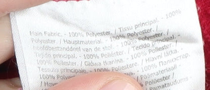 Regatta Women's Red Fleece Zip Pullover - Size 12