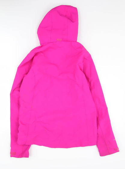 Karrimor Girls Pink Hooded Jacket 13 Years Water Resistant