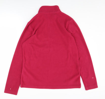 Regatta Women's Red 1/2 Zip Fleece Sweatshirt M