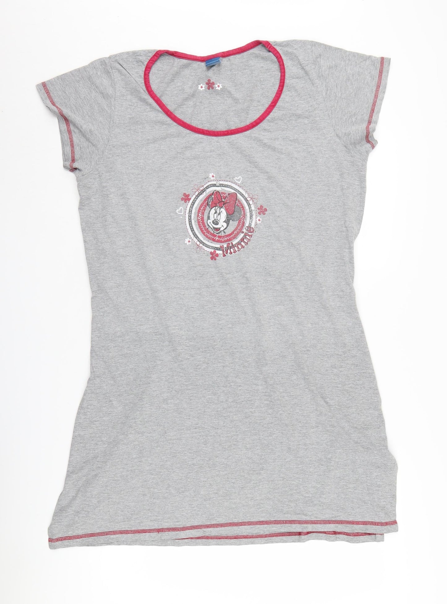 Disney Women Grey Minnie Mouse Nightshirt Size S