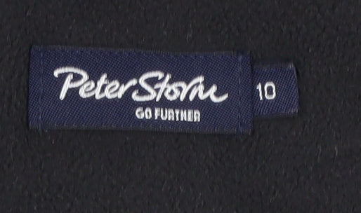 Womens UK Size 10 Peter Storm Black Basic Jacket