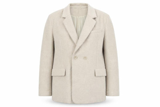 Womens UK Size 10 Boohoo Beige Double-Breasted