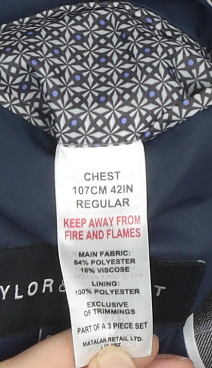 Mens UK Size 42 Taylor & Wright Regular Grey Suit Jacket