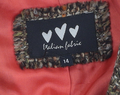 Marks and Spencer Women's Multicolour Bouclé Blazer