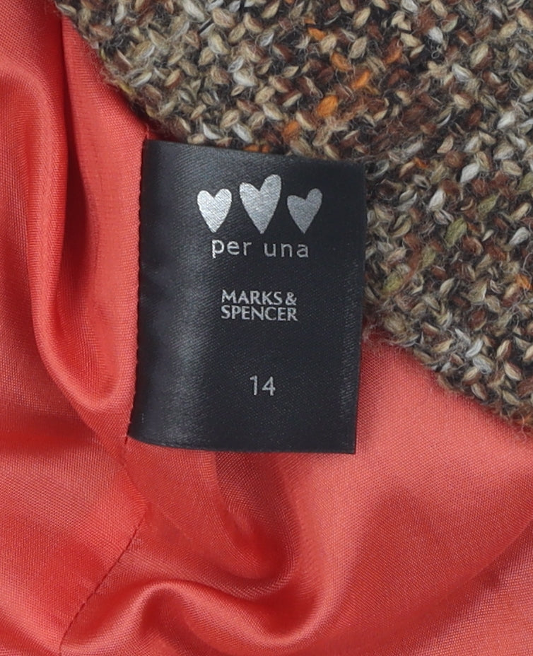 Marks and Spencer Women's Multicolour Bouclé Blazer