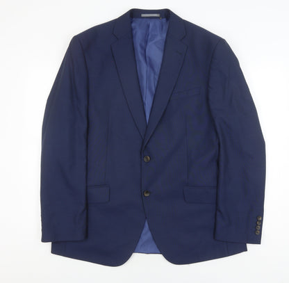 Mens UK Size 42 Marks and Spencer Regular Blue Suit Jacket