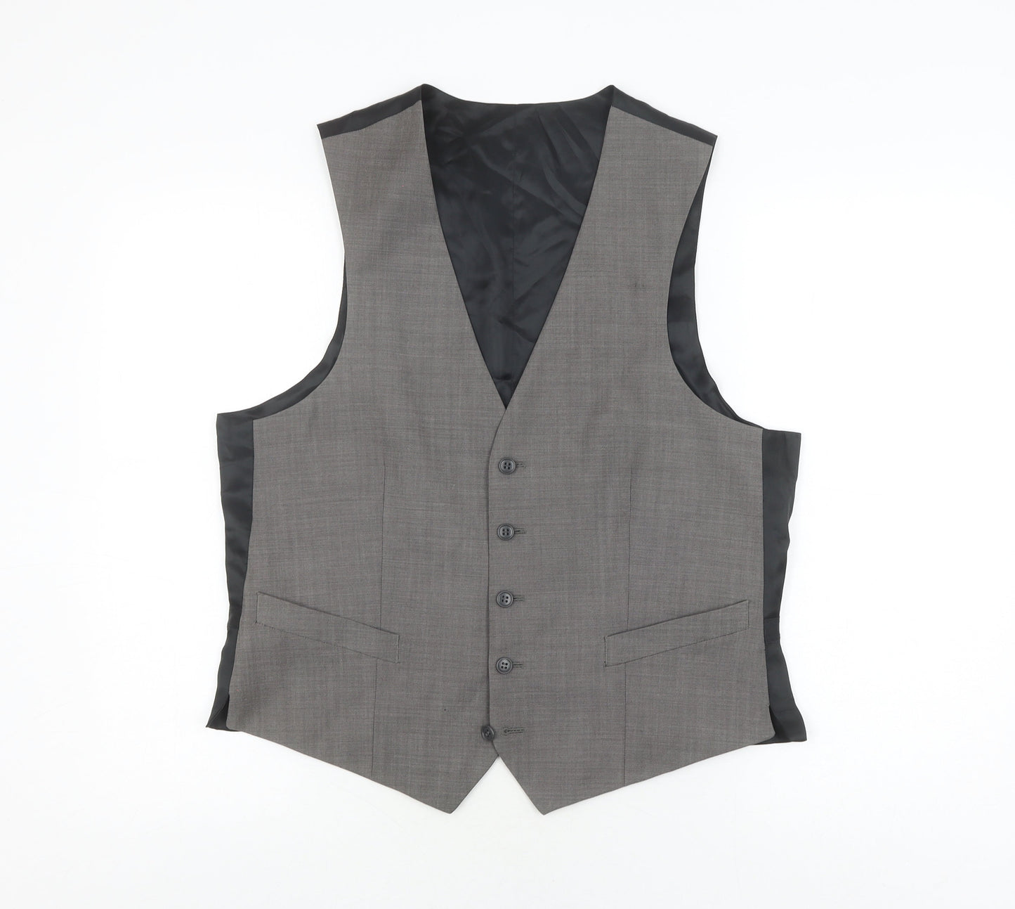Mens UK Size 39.5 Vintage  Grey Suit Waistcoat