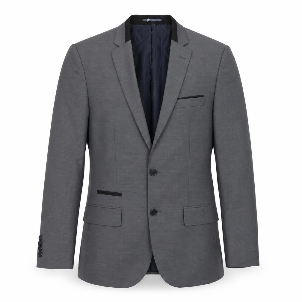 Mens UK Size 40 River Island Regular Grey Suit Jacket