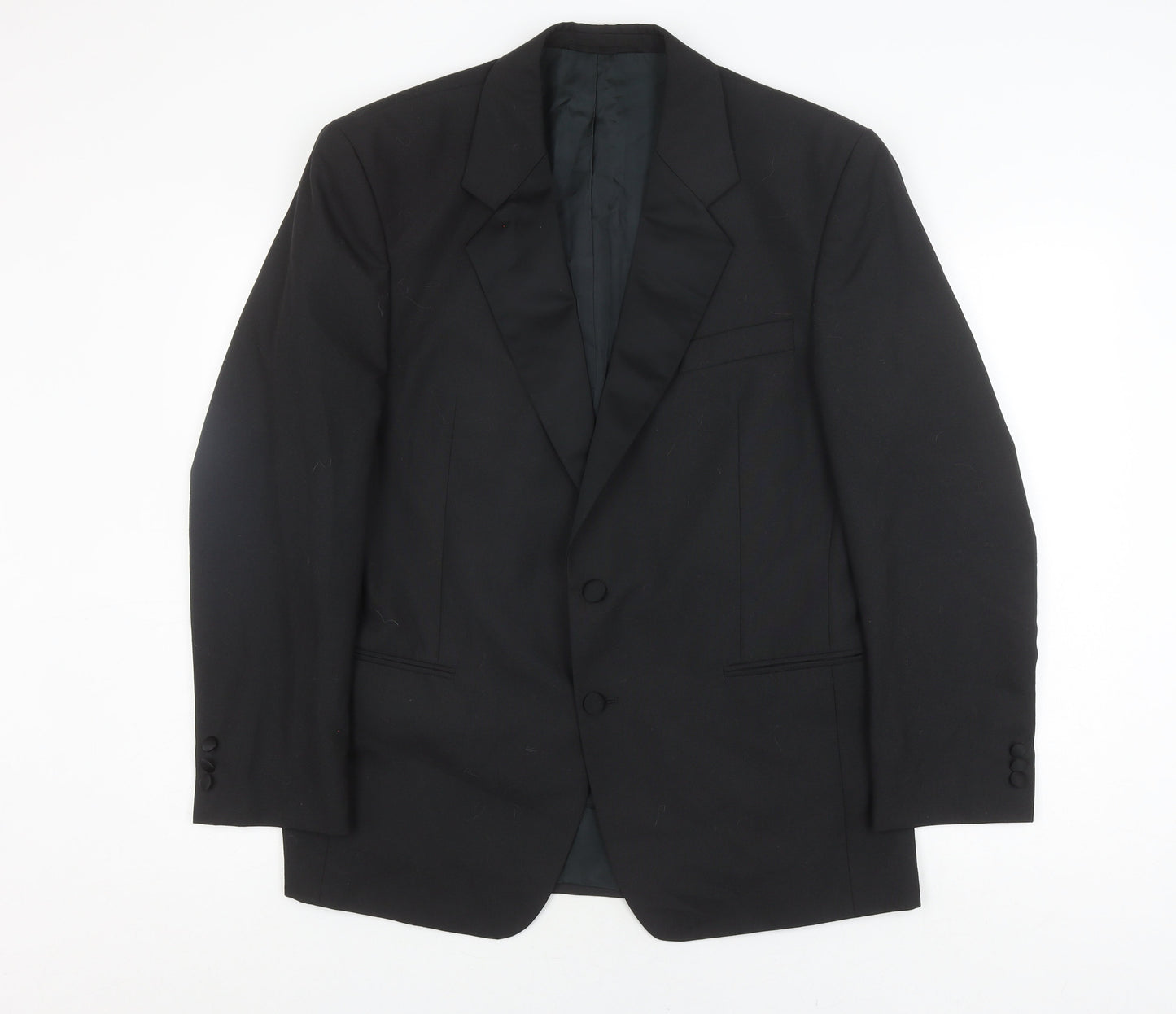 Mens UK Size 40 Nicholas Rowe Regular Black Suit Tuxedo