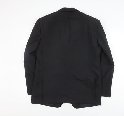 Mens UK Size 40 Nicholas Rowe Regular Black Suit Tuxedo