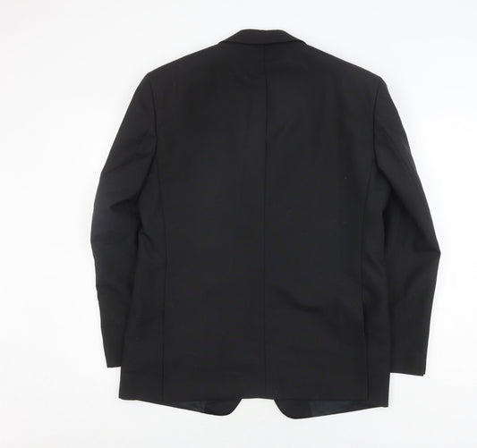 Mens UK Size 40 Nicholas Rowe Regular Black Suit Tuxedo