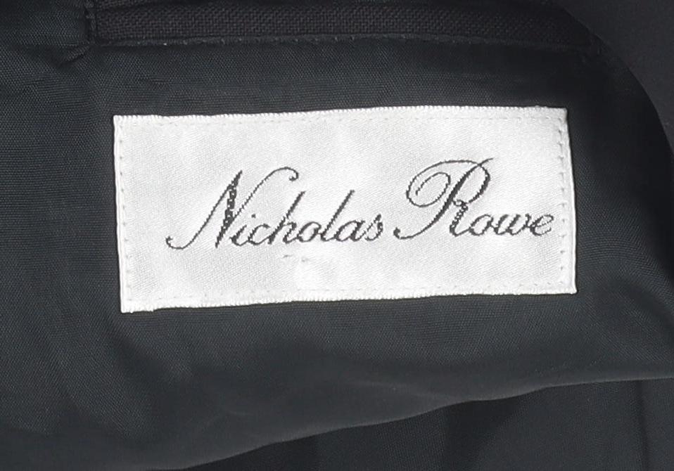Mens UK Size 40 Nicholas Rowe Regular Black Suit Tuxedo